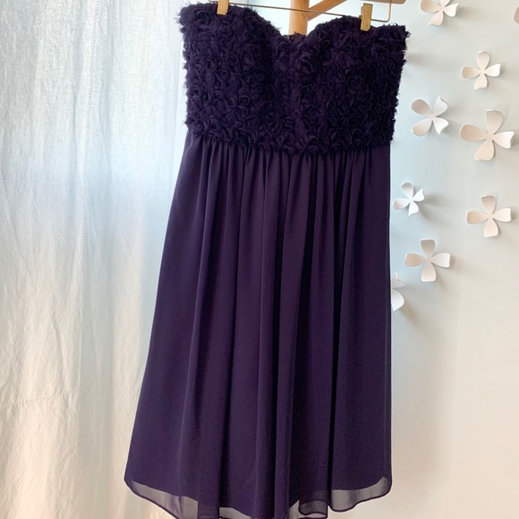 Calvin Klein Dresses & Skirts - Calvin Klein Strapless Plum dress